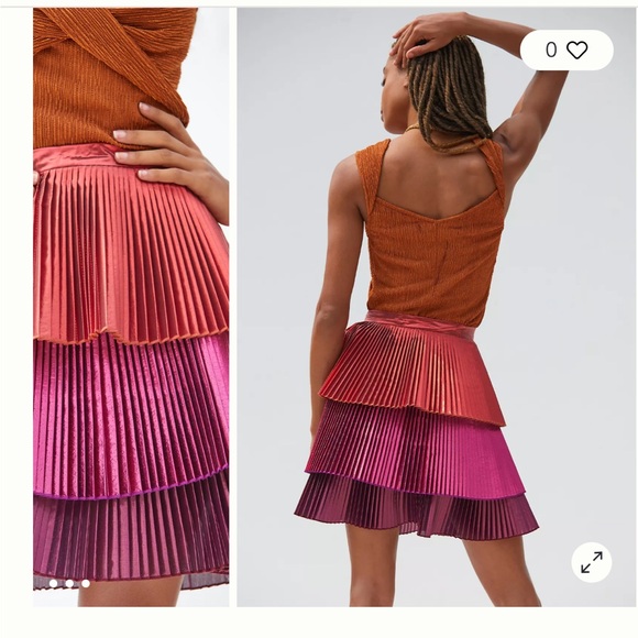 Delfi Collective Tiered Mini Skirt - Picture 7 of 7